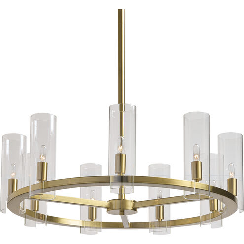 Clarabelle LED Brass Chandelier Ceiling Light, Small